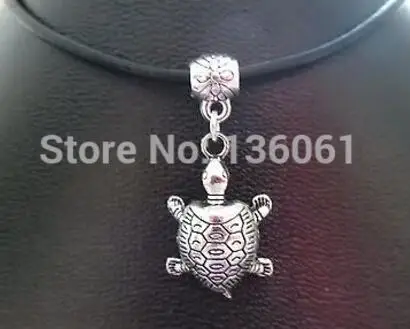 10pcs Vintage Silver Pineapple Fruit Turtle YIN YANG CAT Key Eiffel Tower Knot Necklace Pendant Leather Choker Women Jewelry Q27 | Украшения