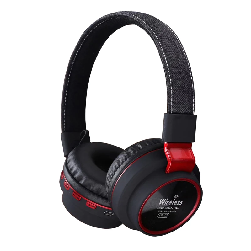 WKY Official Headphones Bluetooth 4.2 High Quality HD Stereo Wireless Active Noise Cancelling Headset Support TF Card with Mic |