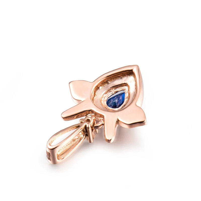 LOVERJEWELRY лидер продаж кулон Козерог однотонное розовое золото 18 карат натуральный