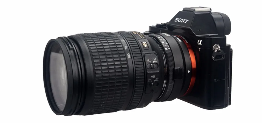 Commlite Крепление объектива адаптер w/диафрагма набора для Nikon F AF-S G Lens sony E NEX Камера A7 A7R A7RII A7SII A6300 A6000 NEX-7
