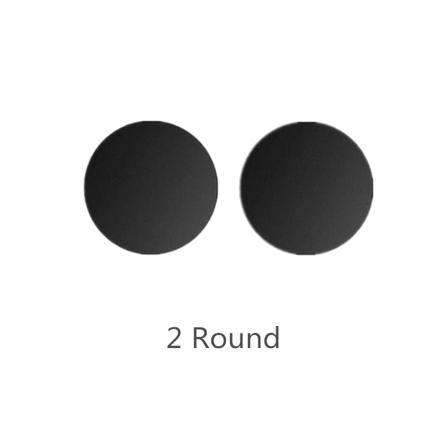 2Round Syrinx Металлическая Пластина Магнит мобильный стенд Универсальный сменный комплект металлических пластин с клеем для магнитного автомобильного держателя телефона - Цвет: 2Round