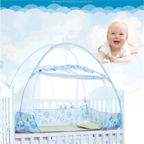 Складная детская кровать с москитной сеткой палатка портативная навес