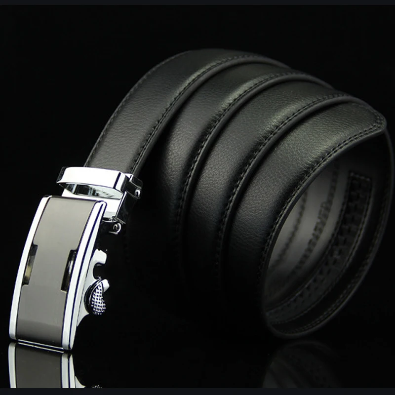 Бренд корова пояса из натуральной кожи мужские автоматические дизайнерские