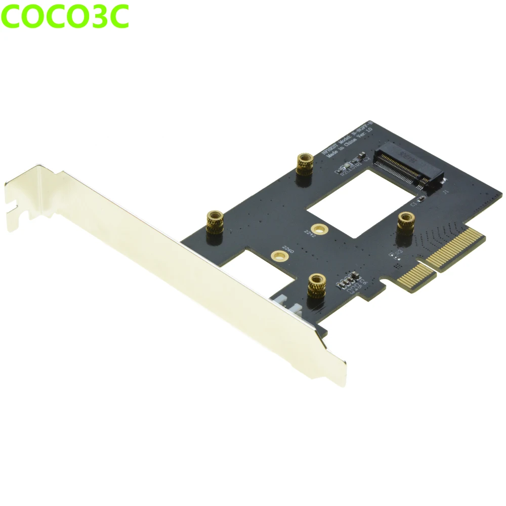 Компьютерная шина PCI-e 4x до M ключ M.2 SSD адаптер для SAMSUNG 950 PRO SM951 NGFF PCI express SSD к настольному компьютеру материнская плата с вентилятором охлаждающего