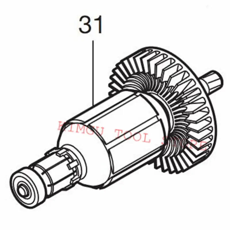 

Genuine Armature For Makita 619223-5 BUC121 DUC121RFE
