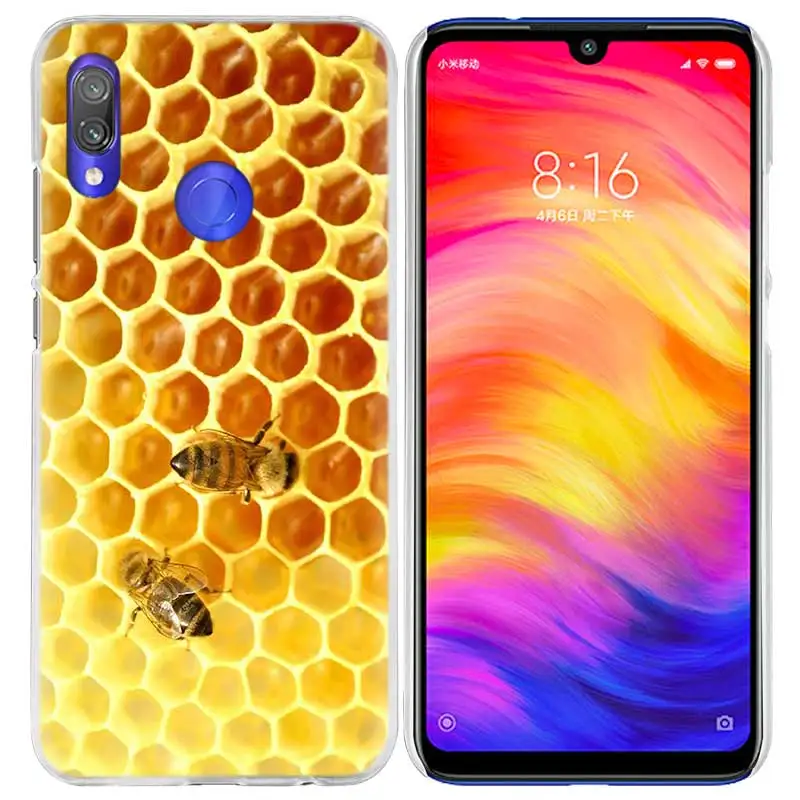 04 Чехол с Пчелой золотым медом для Xiao mi Red mi Go Note 7 6 6A Pro S2 5 5A 4X mi A1 A2 9 mi x 3 5G 8 lite Play F1 жесткий чехол для телефона - Цвет: 04