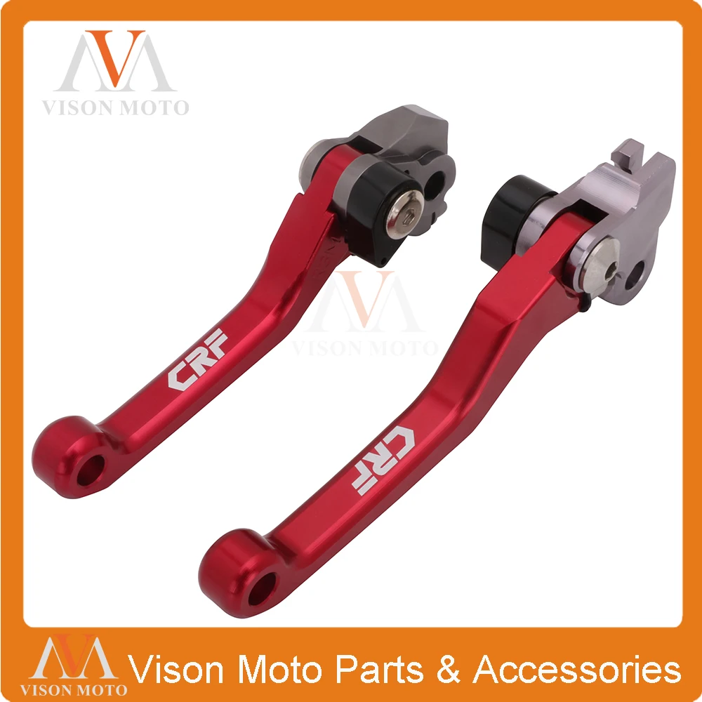 Рычаги сцепления поворотного тормоза мотоцикла с логотипом CRF для Honda CRF250R CRF450R