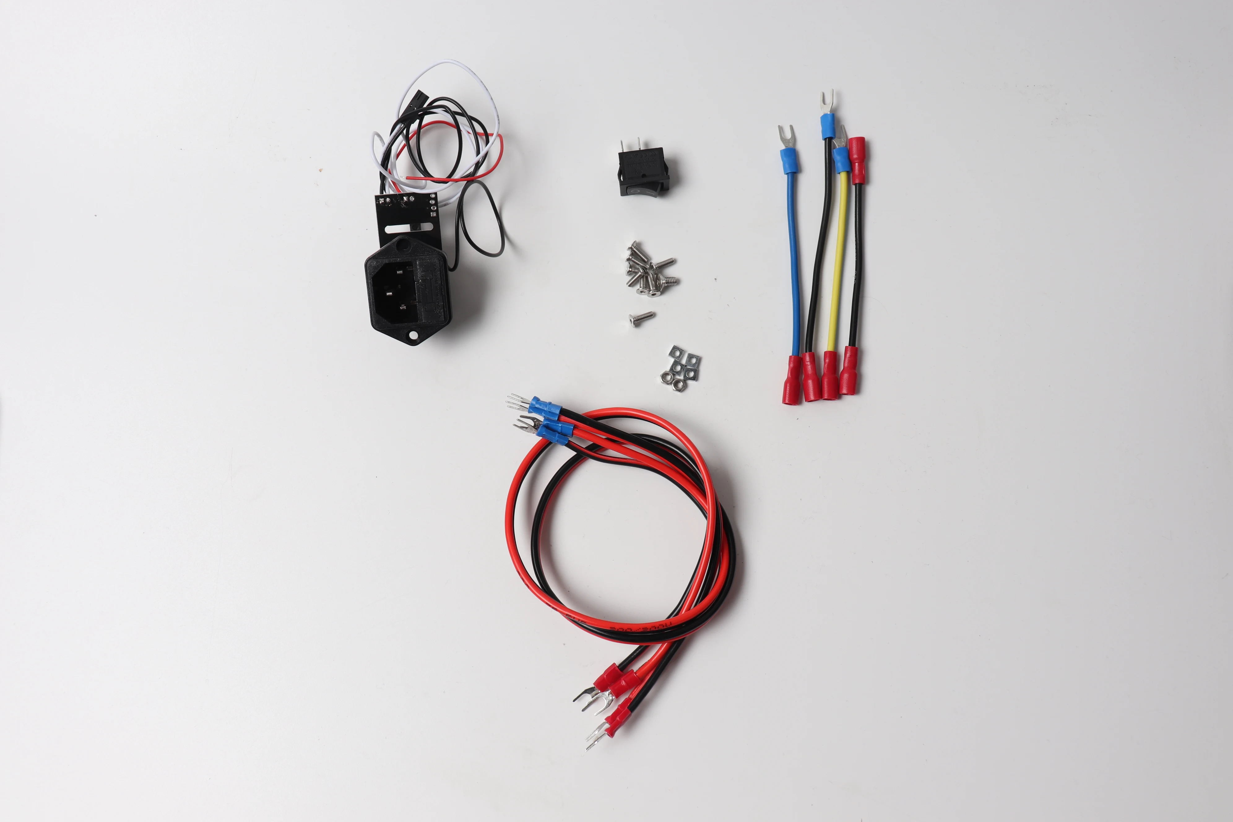 Blurolls Prusa i3 MK3 PSU блок питания 24 В, 24 Вт, тревога питания, жгут проводов и переключатель