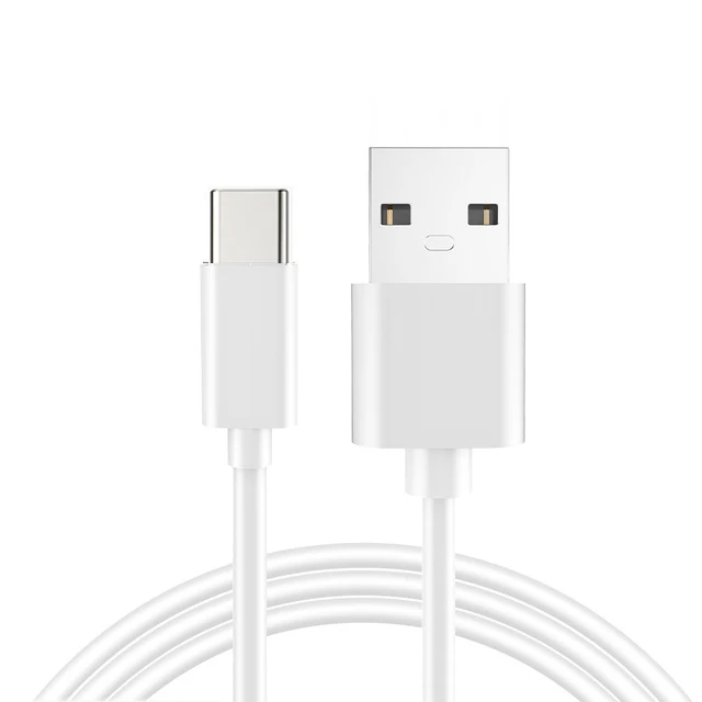 Usb type-C кабель USB 2.4A быстрое зарядное устройство type-C Серебряный суперзарядный кабель для huawei P10 P20 Pro mate 10 USB C шнур - Цвет: White