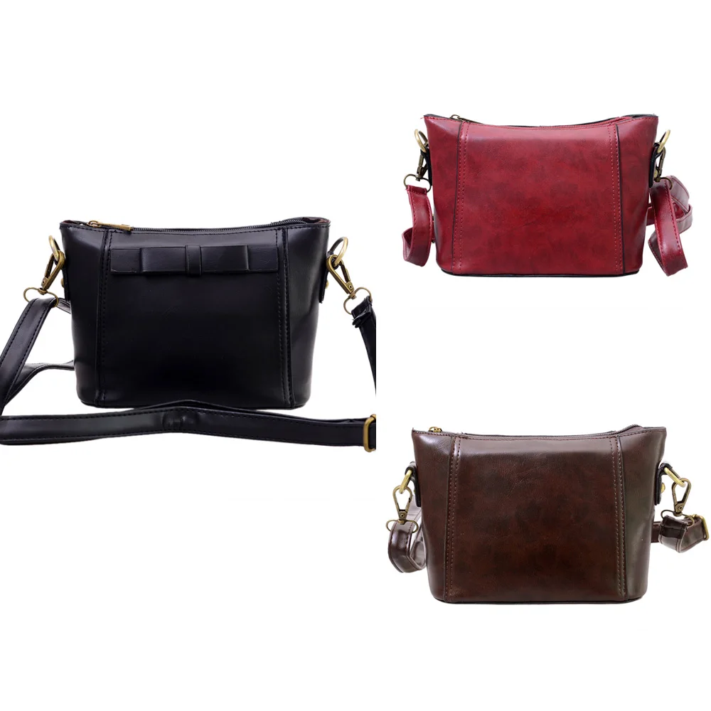2018 New Famous Designer Luxury Brand Bags Women Leather Bow Solid Handbags Fashion Shoulder Bag Large Tote Ladies Purse | Багаж и сумки