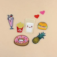 cartoon food patches diy clothing patch affixed decorative sewing accessories hat clothes free shipping