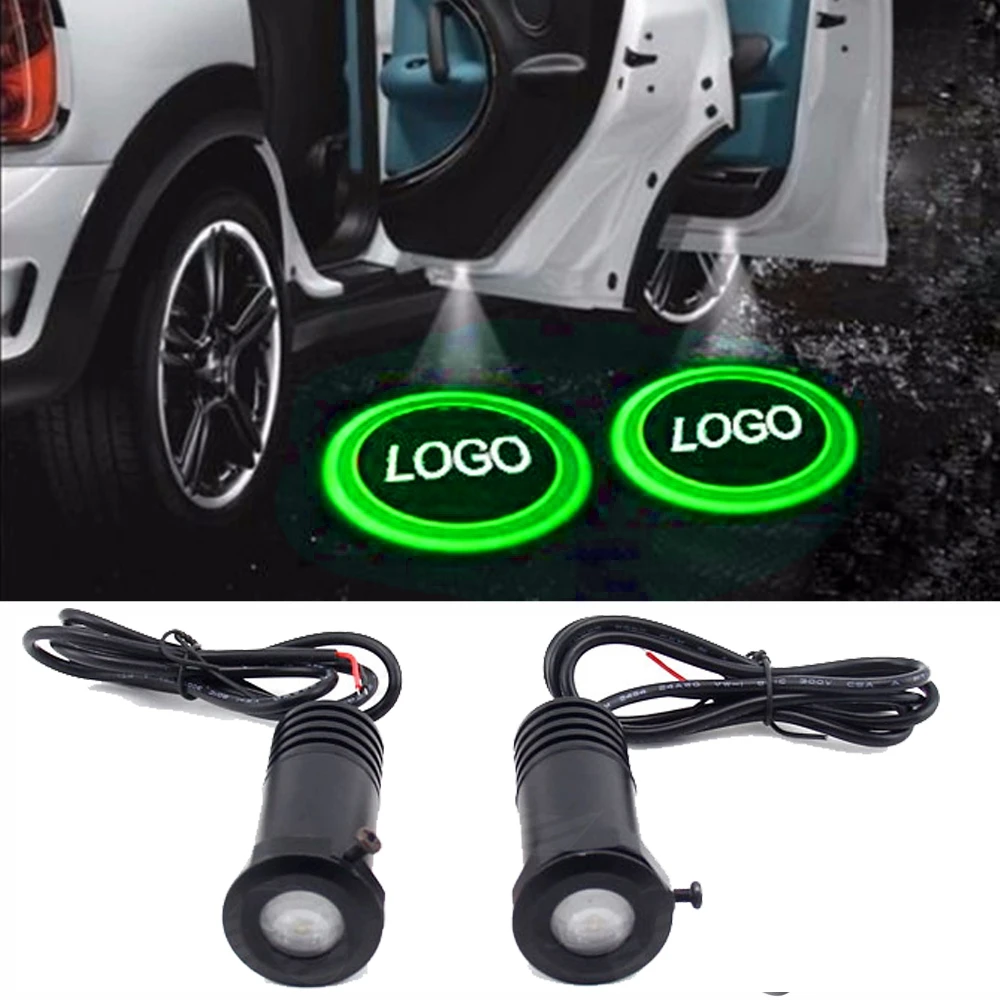 Автомобильная светодиодная подсветка двери с красным логотипом Liper Ghost Shadow 2