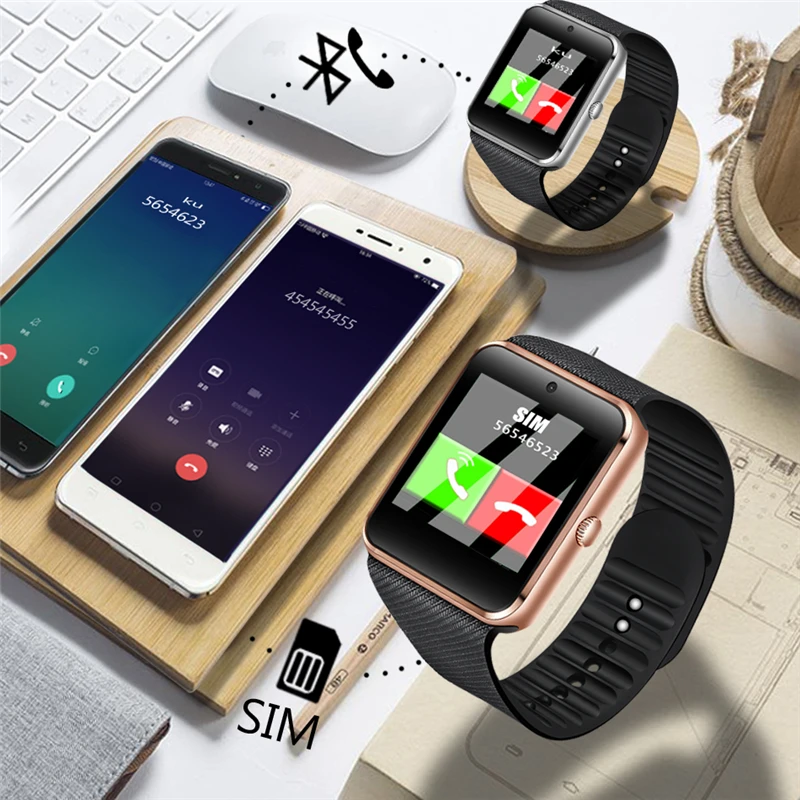 LIGE Bluetooth Смарт часы мужские спортивные шагомер светодиодный цветной сенсорный