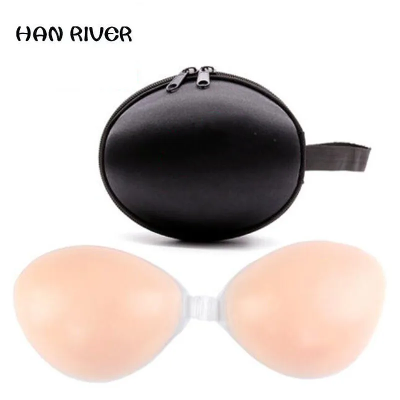 1 пара силиконовый невидимый бюстгальтер маленькая грудь платье с толстым