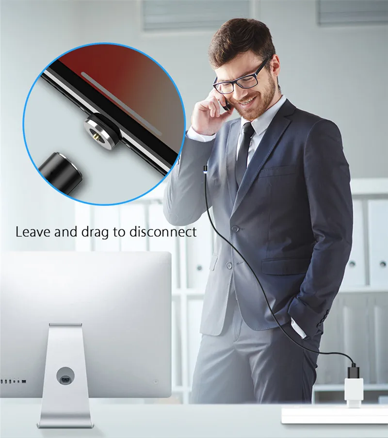 Магнитный кабель Type c магнит Micro USB разъем для Huawe p20 P30 p10 honor 9 10 Samsung A50 A7 S10 E s9 s8