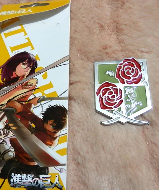 Аниме атака на Титанов винтажный значок Косплей Shingeki no Kyojin SNK брошь Легион скаутов Металлические Булавки пуговицы аксессуары для кукол