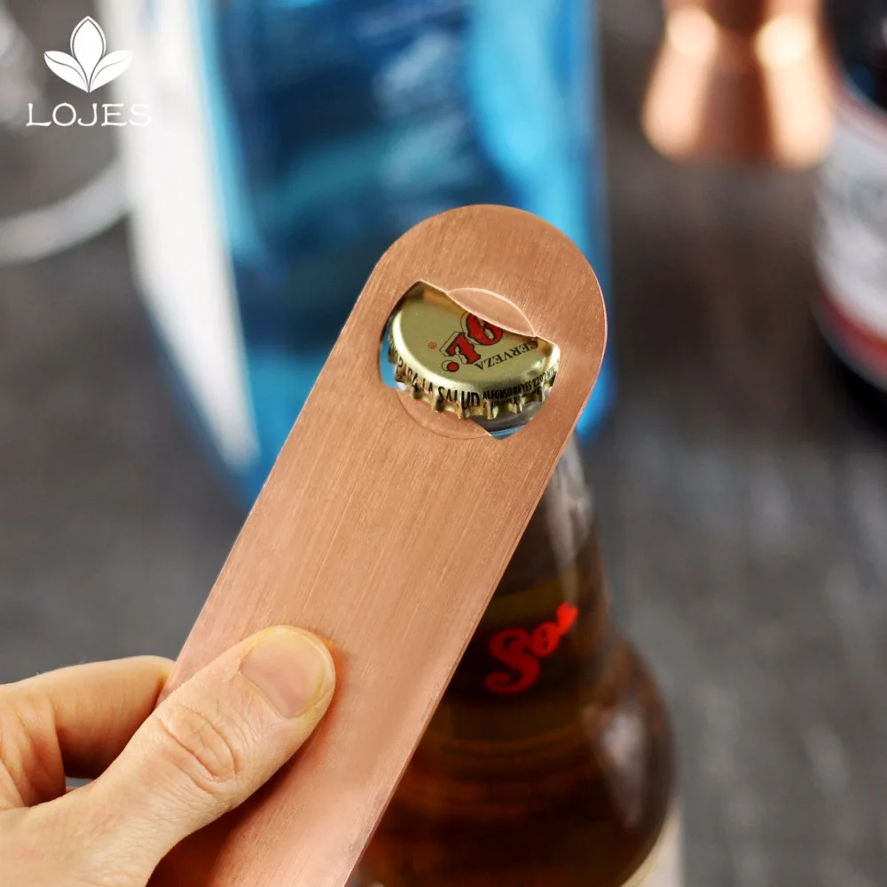 High quality Multipurpose Stainless Steel Bottle Opener Bar Beer tool Blade Openers Large Flat Speed Cap Remove | Дом и сад