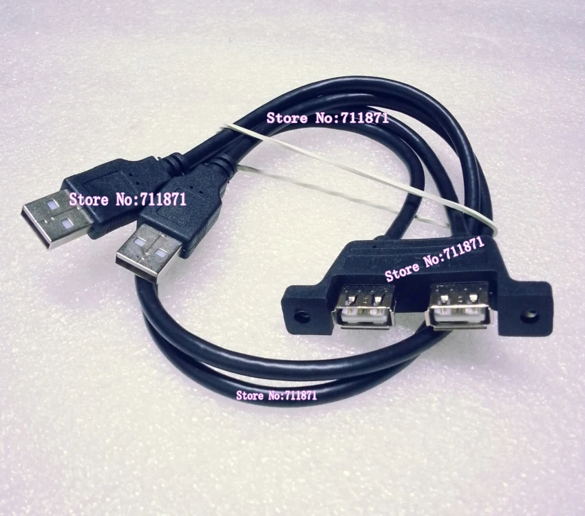 Usb-удлинитель с фиксированным винтом папа и мама 50 см | Электроника