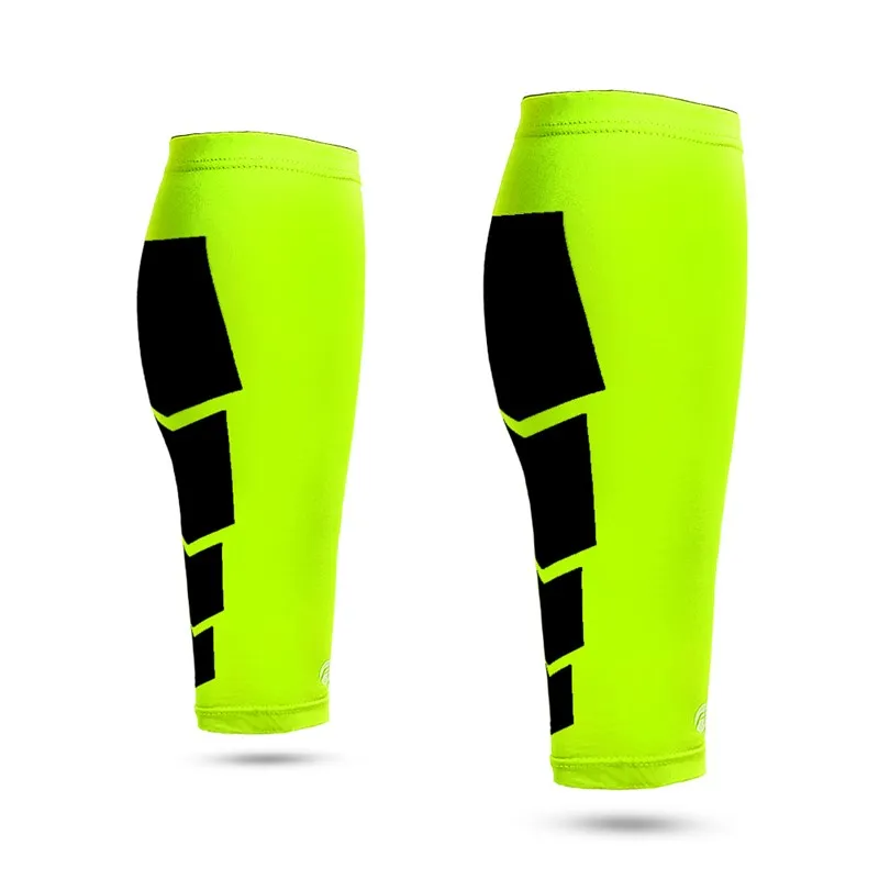 Green 1 pair Компрессионный чехол для голени, Компрессионные носки для голени и голени, облегчающие боль. Мужчины Женщины бегуны охранники рукава - Цвет: Green 1 pair
