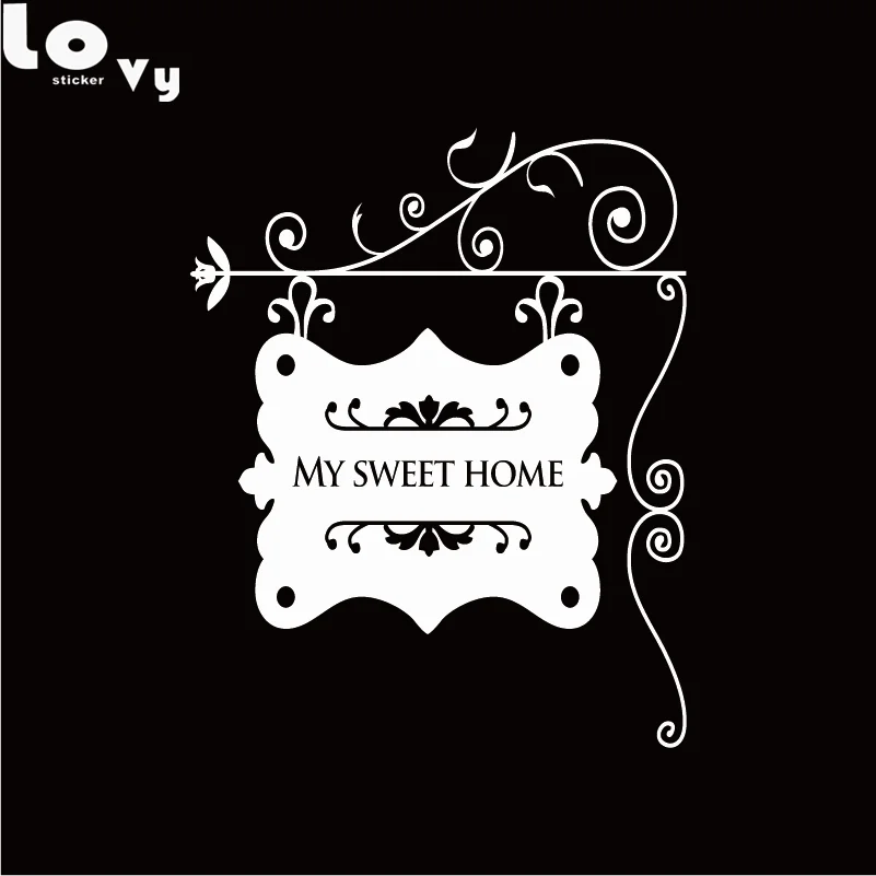 Виниловая настенная наклейка MY SWEET для креативного английского письма
