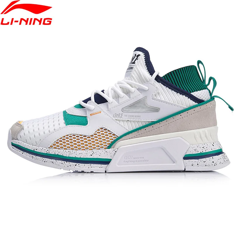 Мужские классические прогулочные туфли Li Ning 001 SHAKE дышащая моно пряжа в стиле