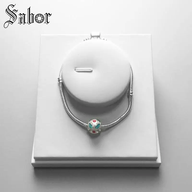 jewellery DIY Beads Green &amp Red Ethnic 2020 silver colour jewelry Gift Women Men Boy Girl Fit Bracelets Necklace Choker mens | Украшения