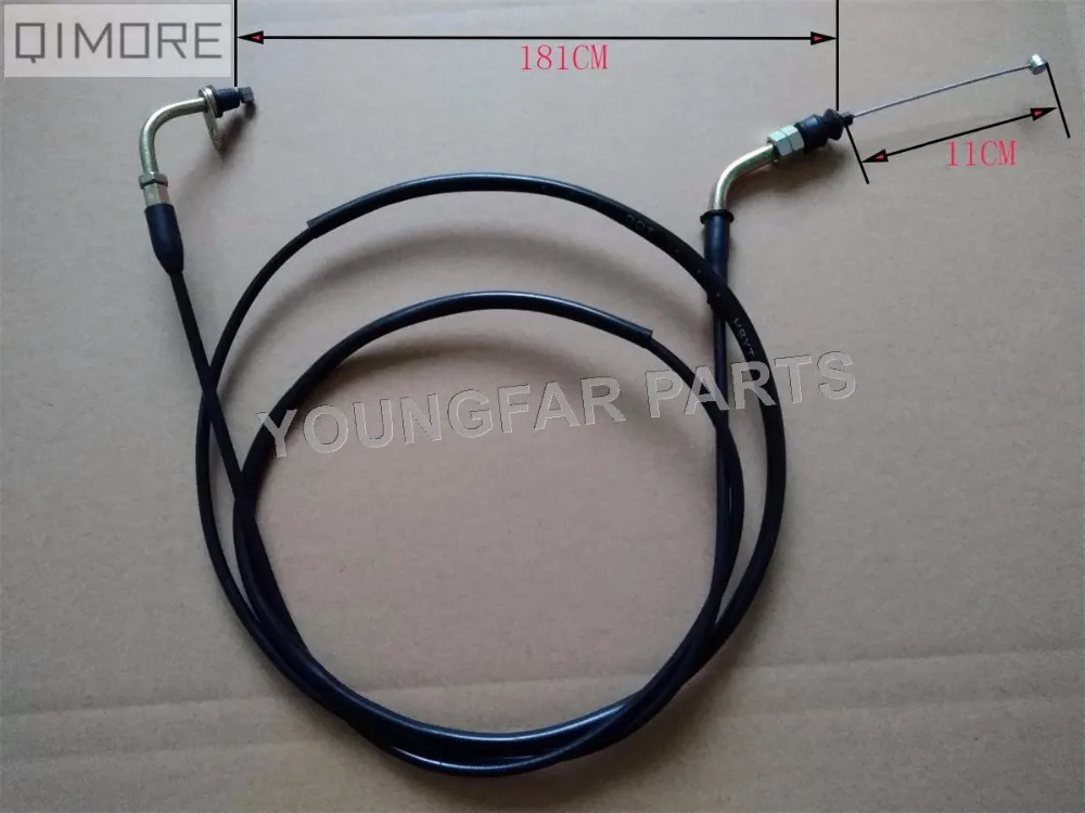 Дроссельный кабель для GY6 50 80cc Скутер мопед Sunny Baja SunCity TaoTao Speedy Lance GTR50 Vanguard ROKETA MC-08S-50