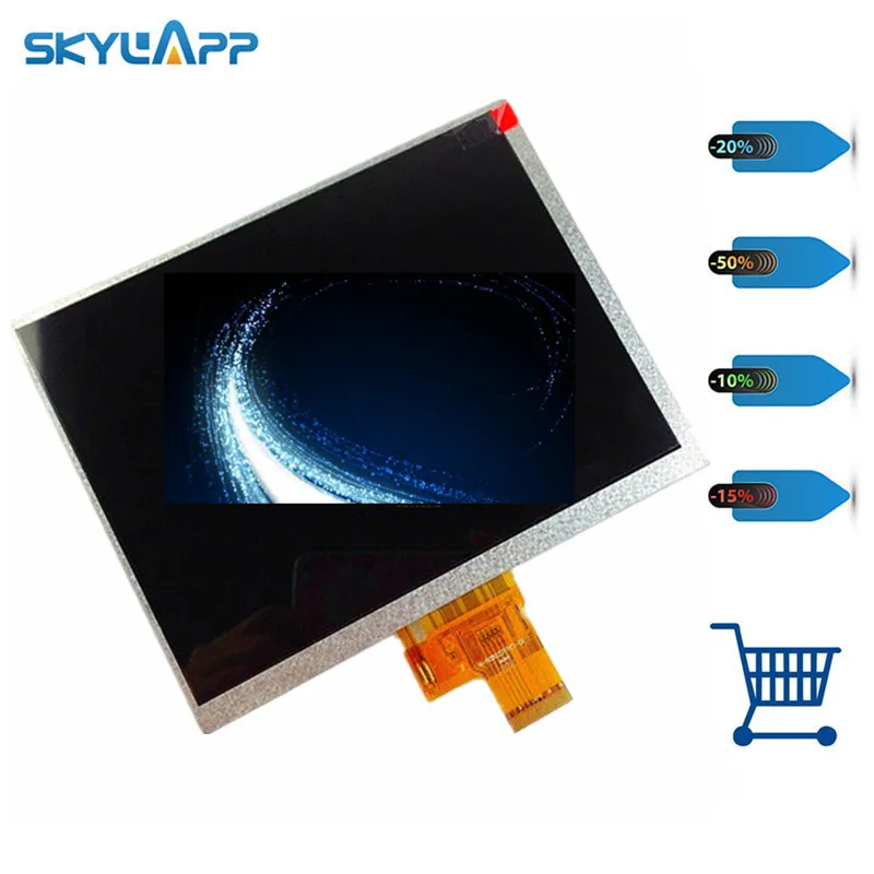 

Новинка, 8-дюймовый двухъядерный ЖК-экран Skylarpu Для Innolux H-H08027FPC1-CO для Onda V801 811 812, панель дисплея (без касания)