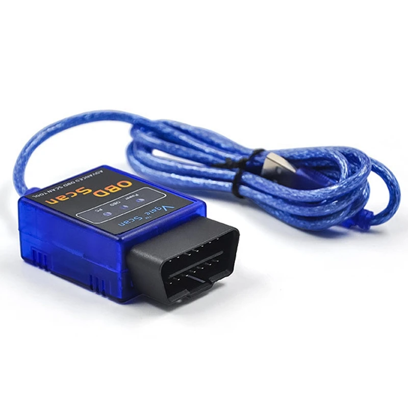 Средством диагностики OBD2 OBD II V1.5 Vgate ELM327 USB сканирования диагностический сканер