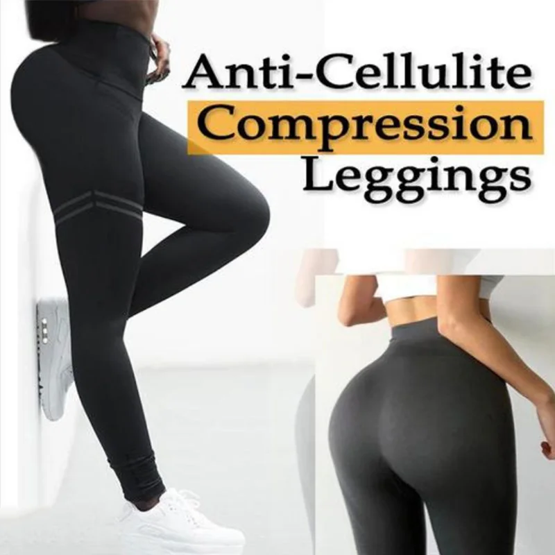 

2020 Women High Waist Anti-Cellulite Hip-Lift Compression Slim Fitness Leggings Workout Push Up Tummy Control Running dg88