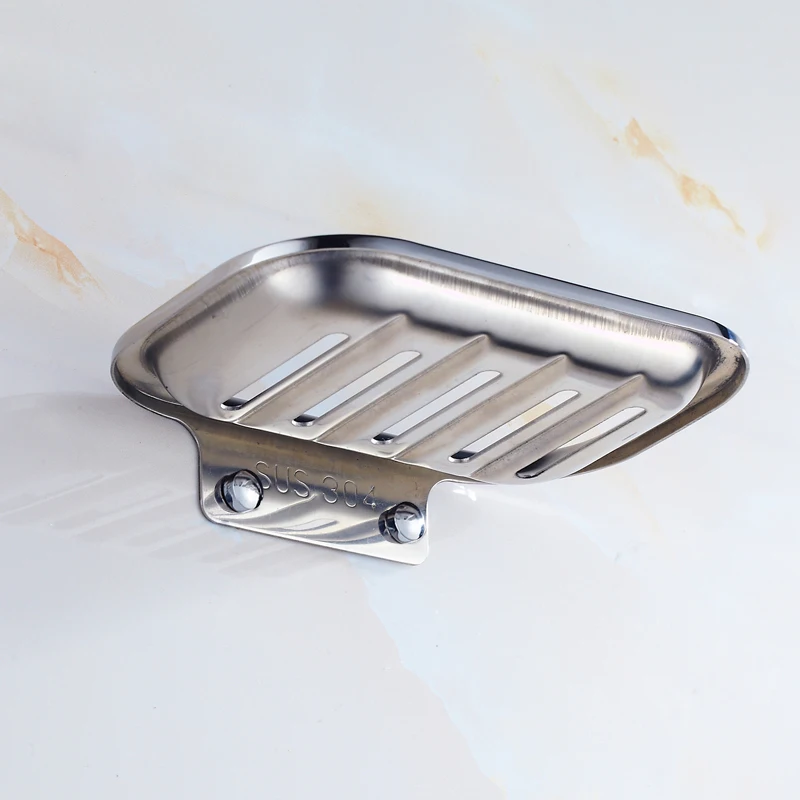 304 Stainless Steel Soap Box Bar Hotel Dish does not Rust is Black | Обустройство дома