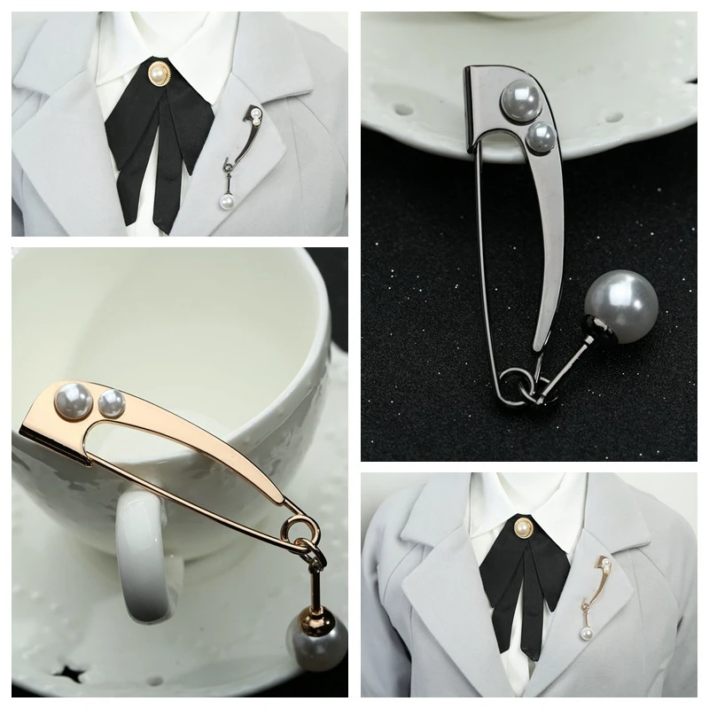 DoreenBeads 10x2 см безопасная Брошь для женщин модные Металлические Булавки с имитацией жемчуга для свитер, пальто, кардиган, шарф, шаль 1 шт