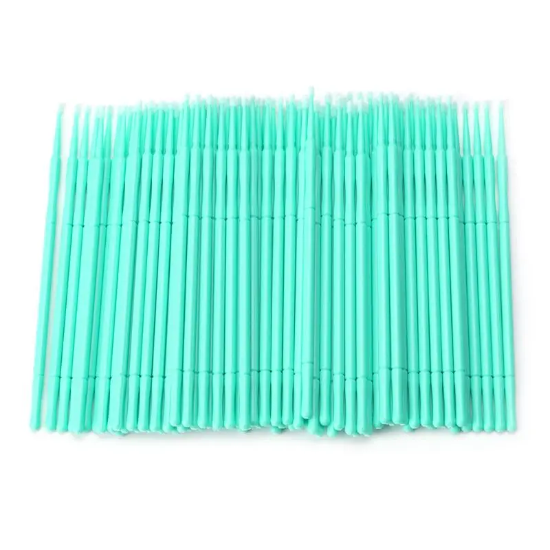 Light Green-M Фестиваль Рамадана 100 шт Профессиональные Одноразовые индивидуальные инструменты для удаления ресниц - Цвет: Light Green-M