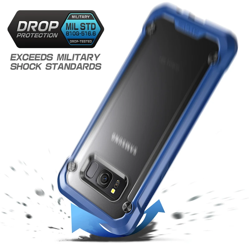 Чехол для samsung Galaxy S8, 5,8 дюймов, SUP, чехол, единорог, жук, серия UB, TPU+ PC, Премиум класс, гибридный, защитный, прозрачный чехол, задняя крышка