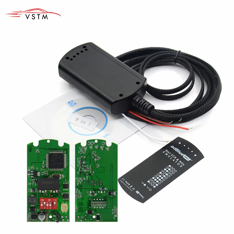 Новый эмулятор Adblue для грузовика 8 в 1 с датчиком Nox ADBLUE 9 инструмент диагностики