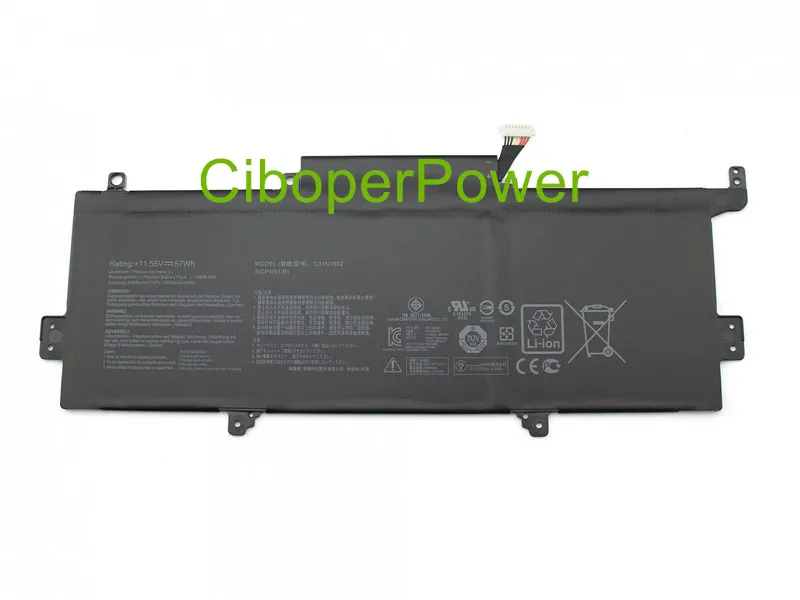 UX330U аккумуляторная батарея для зарядки Ноута и сотового телефона C31N1602 31CP4/91/91 0B200-02090000