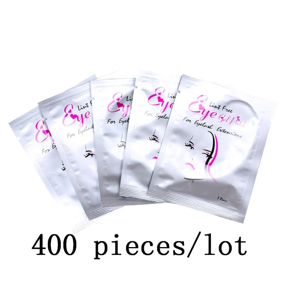 400Girl 50/100/400 ресницы колодки бумажные накладки для наращивания ресниц Привитые ресниц под ресницы патчи накладных ресниц для ресниц - Цвет: 400Girl