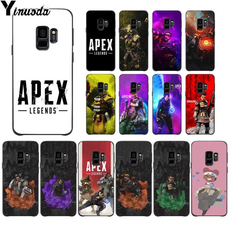 Мягкий силиконовый чехол Yinuoda Apex Legends из ТПУ для телефона Samsung S9 plus S5 S6 S6edge S6plus S7 S7edge