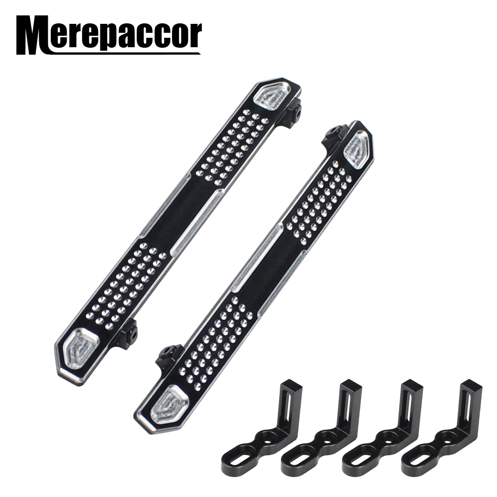 MEREPACCOR 2шт Trx4 металлическая педаль боковая плата для 1/10 Rc Гусеничный Traxxas Upgrade Trx 4