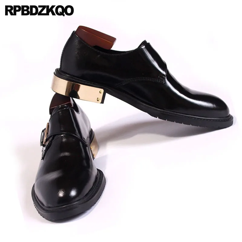 Туфли мужские из натуральной кожи металлический материал для офиса весна-осень