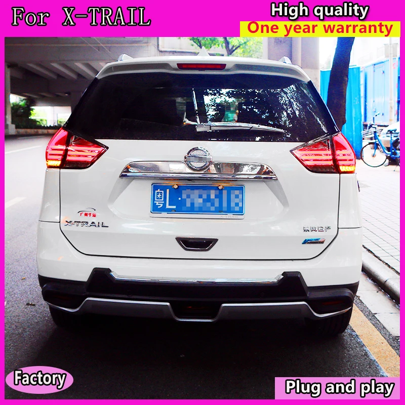 

Car Styling Tail Lamp for Nissan X-trail Tail Lights 2014 Rouge LED Tail Light Signal LED DRL Stop Rear Lamp Accessories Rated