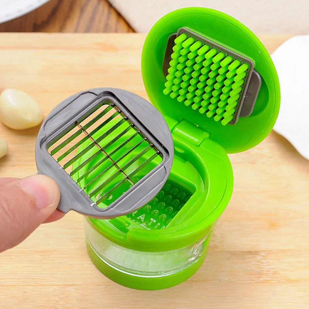 Kitchen Vegetable Tools Mini Garlic Press Presser Onion Chopper Mincer Slicer Dicer Grater | Дом и сад