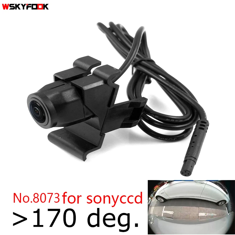 8073sonyccd fisheye Цветная CCD Автомобильная камера с логотипом спереди и эмблемой для Kia K3 Sportage R 2011 2012, NTSC/PAL - Название цвета: 8073sonyccd fisheye