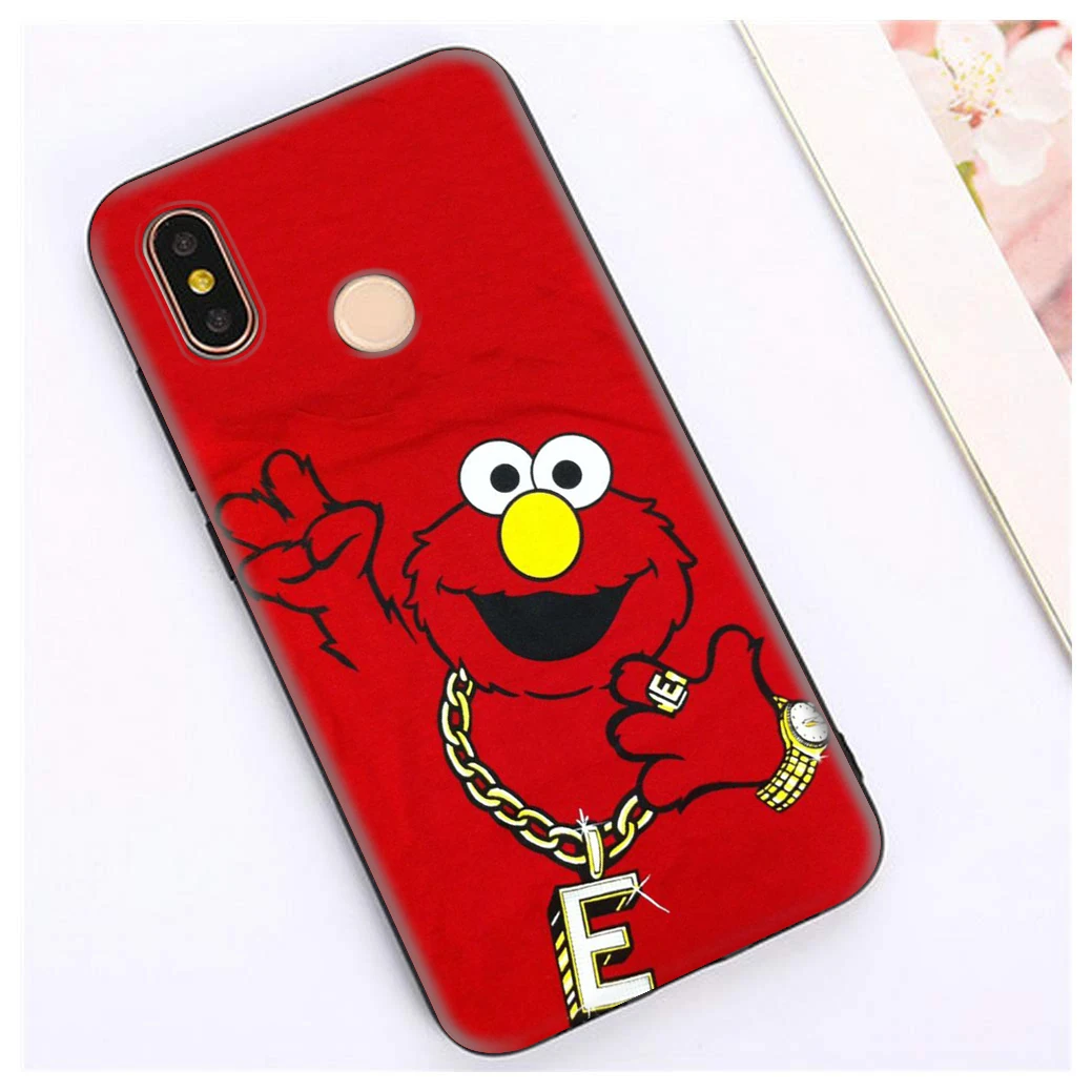 Чехол Lavaza Elmo из ТПУ с изображением печенья монстра для Xiaomi Redmi Note 4 4X 4A 5 5A 6 6a 7 8 Pro Go