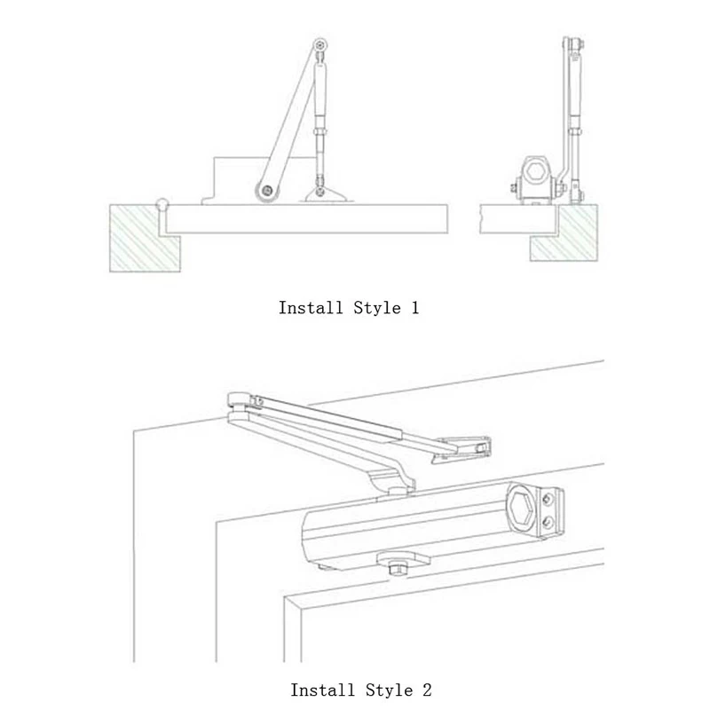 Дизайнерское оборудование коммерческий дверной закрыватель для тяжелых условий