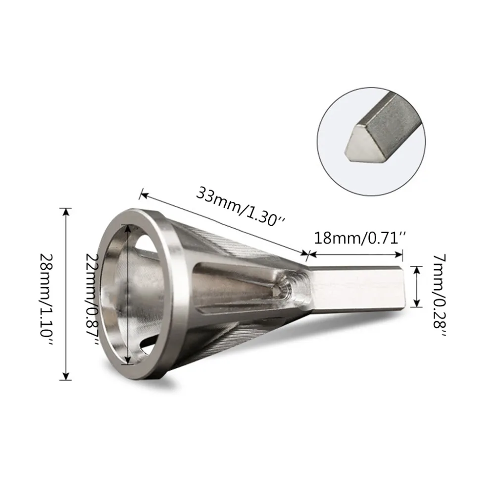 Deburring External Chamfer Tool Stainless Steel Remove Burr Tools Drill Bit | Инструменты