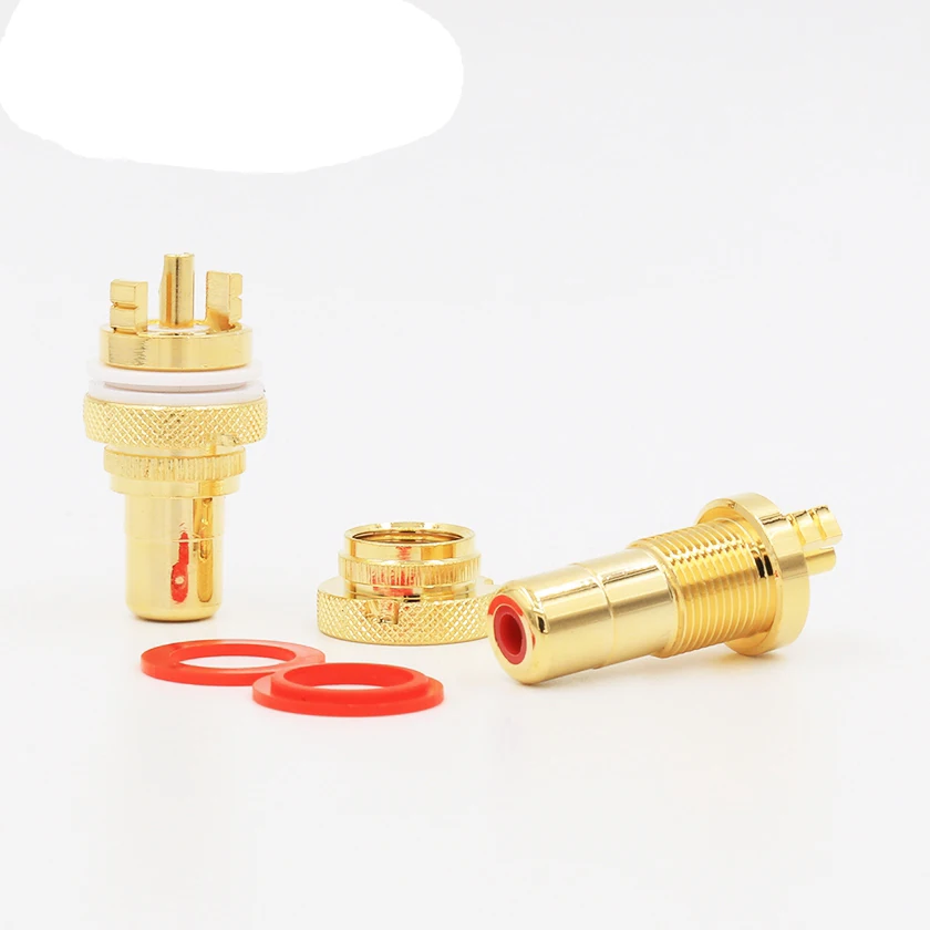 805 2 5 F Высокопроизводительные разъемы RCA 4 шт.|socket|socket 8socket rca |