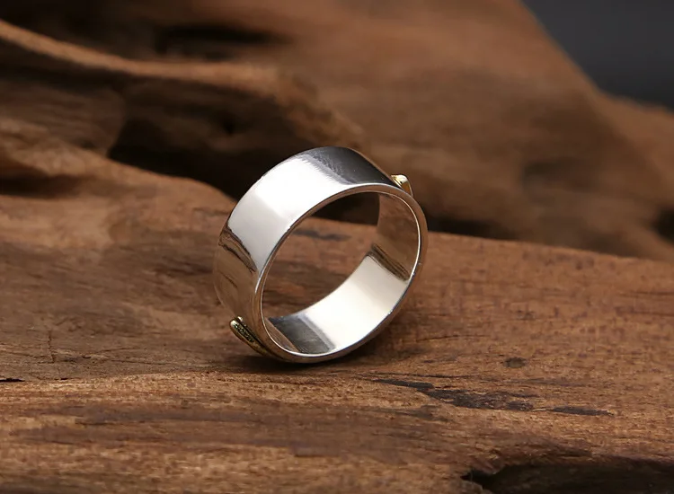 S925 Sterling Silver Retro Thai Jewelry Fashion Takahashi Goro Feathers Individual Men's And Women's Rings | Украшения и