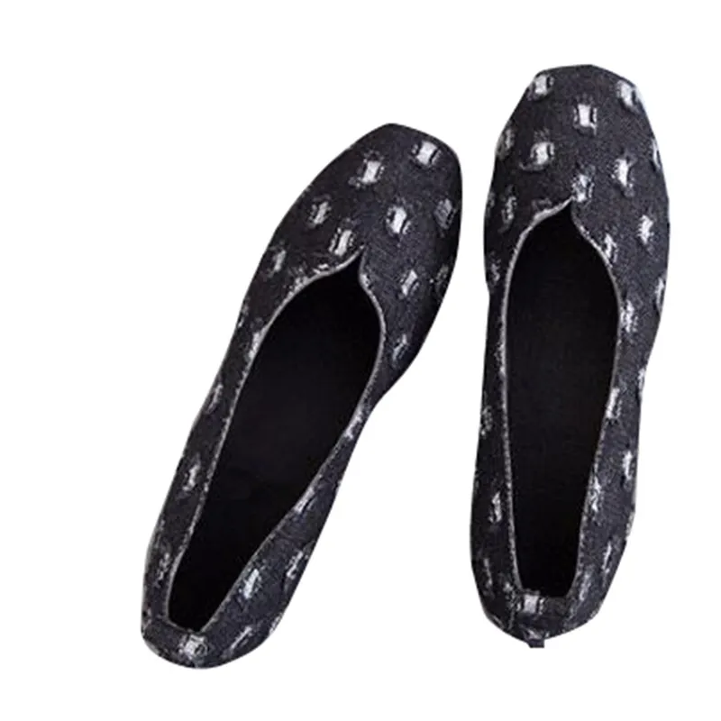 HEE GRAND/модные дизайнерские женские туфли оксфорды на плоской подошве из джинсовой