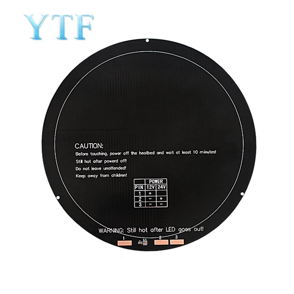

3D Printer Heating Bed Aluminum Substrate MK3 Circular Hot Bed Diameter 240MM